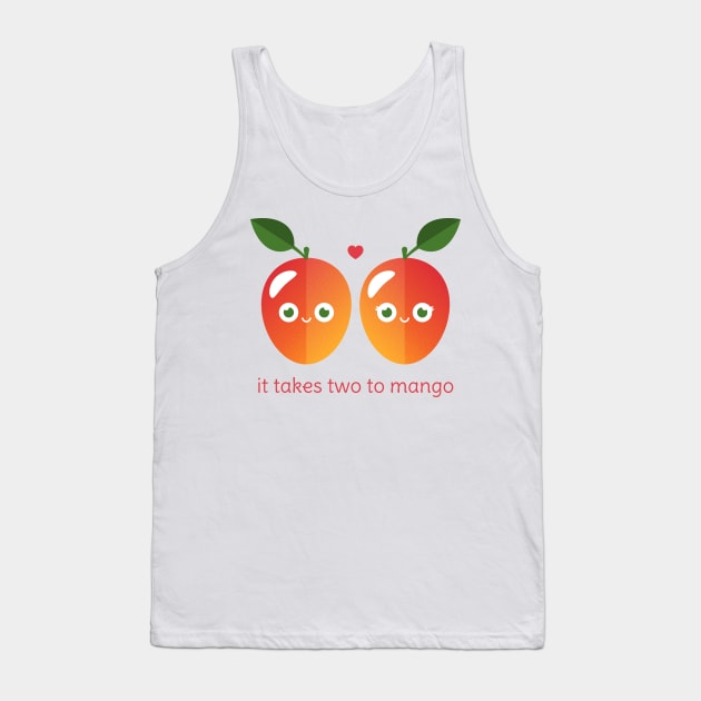 It Takes Two to Mango Tank Top by slugbunny